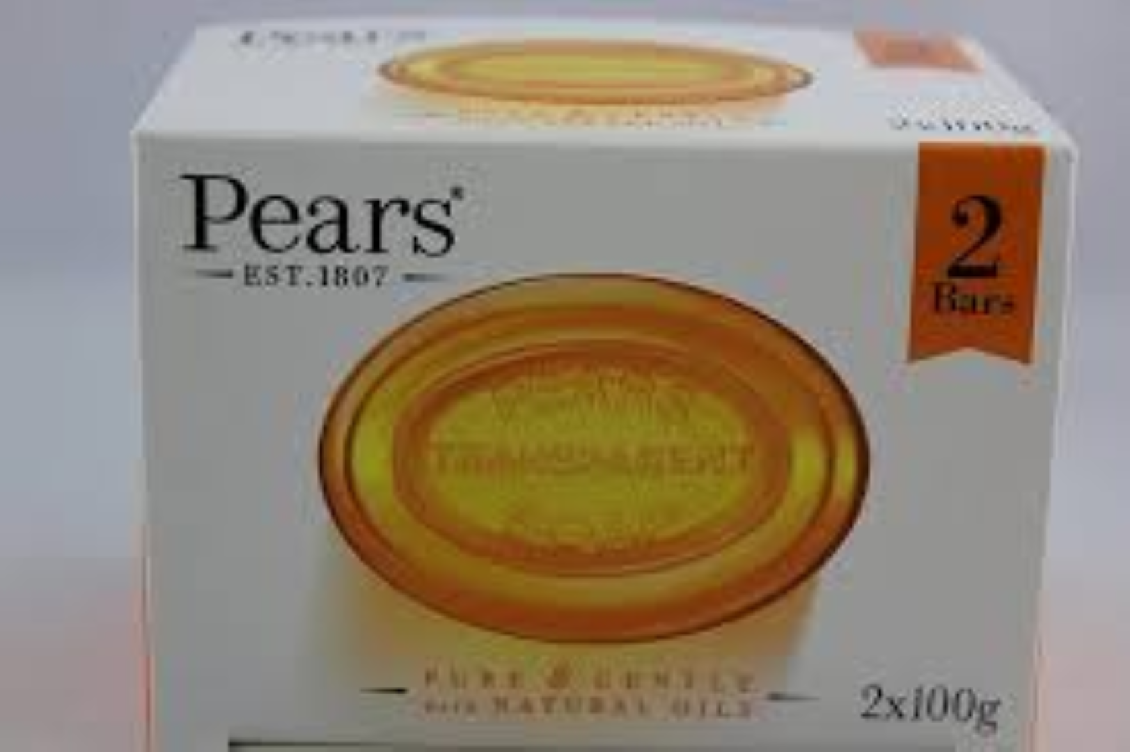 PEARS SOAP 100G TRANSPARENT AMBER  TWIN PACK
